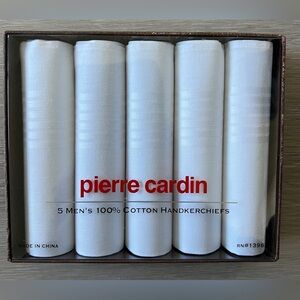 Pierre Cardin White Men's Handkerchiefs Set
